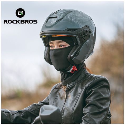 Mascara Pasamontañas ciclismo motociclismo Rockbros LF70233 larga-2