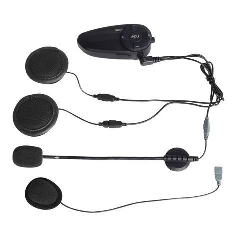 Intercomunicador y Manos libres Bluetooth Ejeas Q7-3