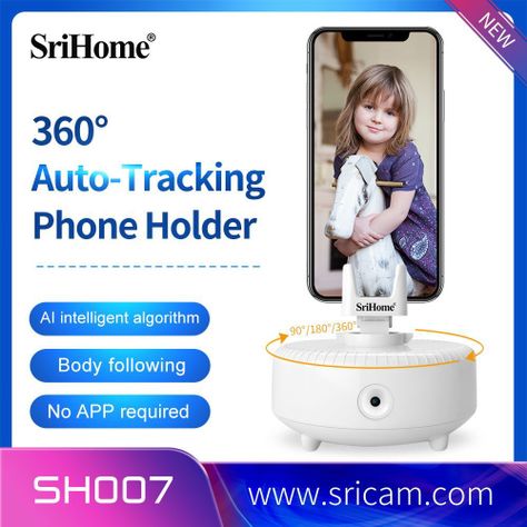 Soporte de teléfono inteligente seguimiento automático 360 Srihome SH007 -2