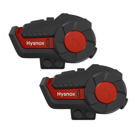 2 x Intercomunicador y manos libre Bluetooth para Moto Hysnox HY-01 1000m-3