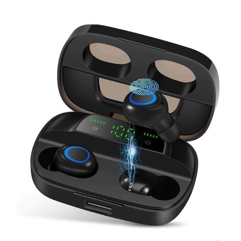 Audifonos Bluetooth TWS S11 2200 mAh - Negro-3