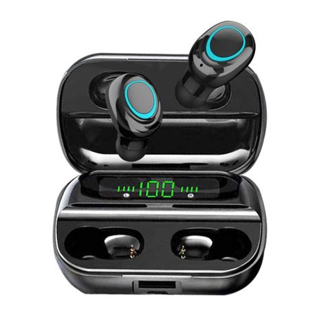 Audifonos Bluetooth TWS S11 2200 mAh - Negro-0