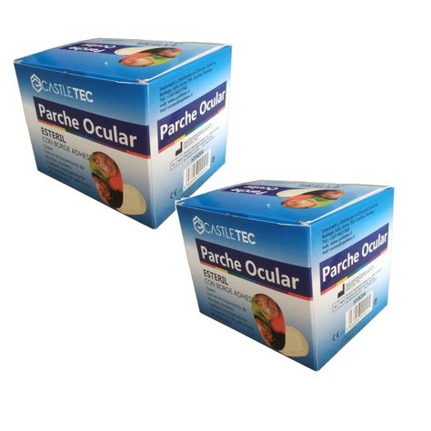 PACK 2 cajas de Parche Ocular Total 100 unid Piel-1