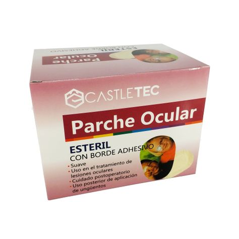 Parche Ocular Infantil 50 unidades color Blanco-3