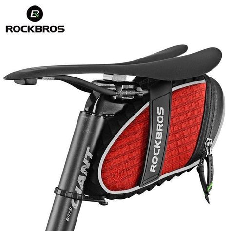 Bolso de Bicicleta impermeable trasero Rockbros C16 - Rojo-2