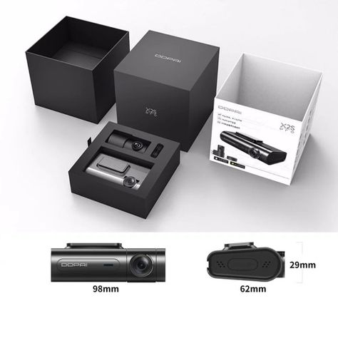 Cámara de vehículo dual 4G 2K rastreo GPS y control bluetooth DDPAI X2S PR-6