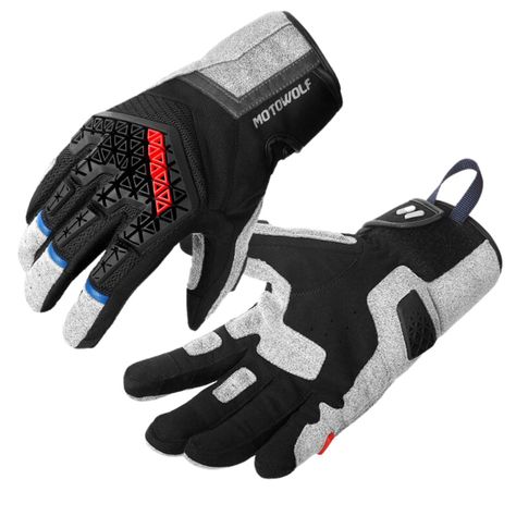 Guantes para motociclismo Motowolf 0338-3