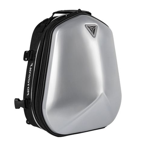 Bolso Top Case impermeable para motocicleta Motowolf 0705 Silver-0