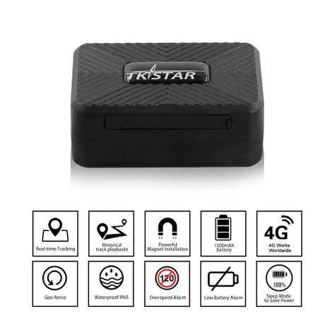 Mini Rastreador GPS magnético recargable de 1500mAh Tkstar TK913 4G configurado con SIM-6