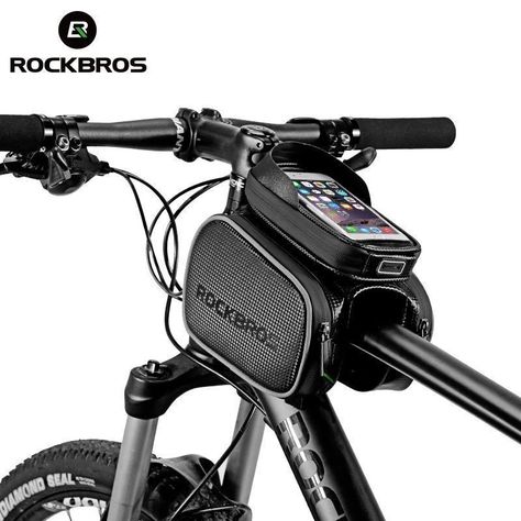 Bolso para bicicleta con soporte para teléfono Rockbros 009-4-1