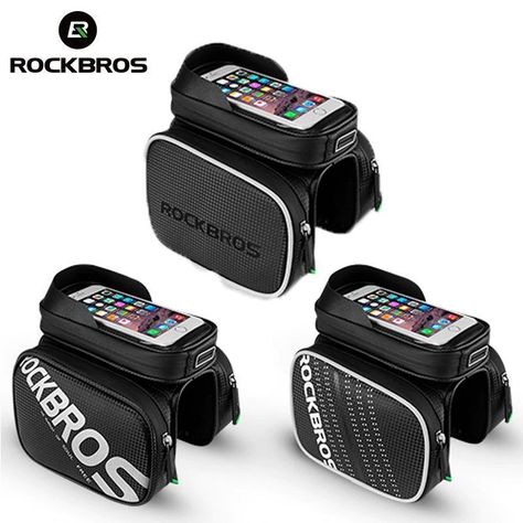 Bolso para bicicleta con soporte para teléfono Rockbros 009-4-3