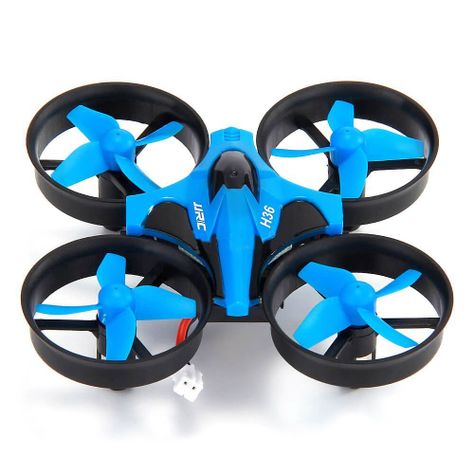 Dron JJRC H36 2.4GHz Gyro RC Quadcopter 2 BATERIAS - Azul-7