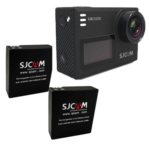 Pack Cámara Deportiva SJCAM SJ6 LEGEND 4K Wifi Estabilizador giroscópico más 2 Báterías-3