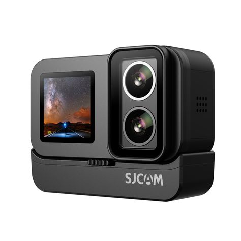 Cámara Deportiva SJCAM SJ20 doble lente 20MP 4K GYRO Wifi Impermeable 30M + reloj-3