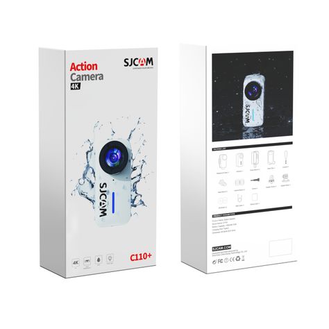 Mini Cámara Deportiva SJCAM C110 Plus 20MP 4K GYRO Wifi Impermeable 30M-8