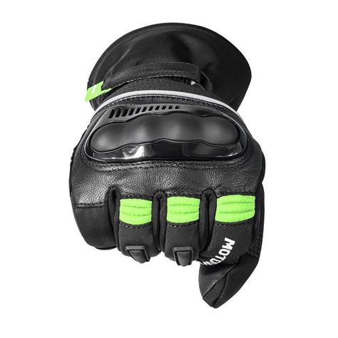 Guantes para motociclismo de Invierno Motowolf MDL0318 - Gris-2