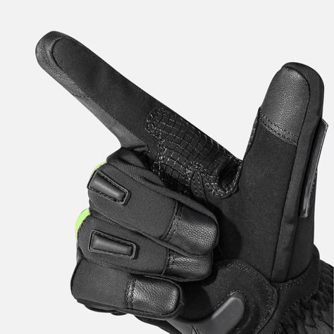 Guantes para motociclismo de Invierno Motowolf MDL0318 - Gris-3