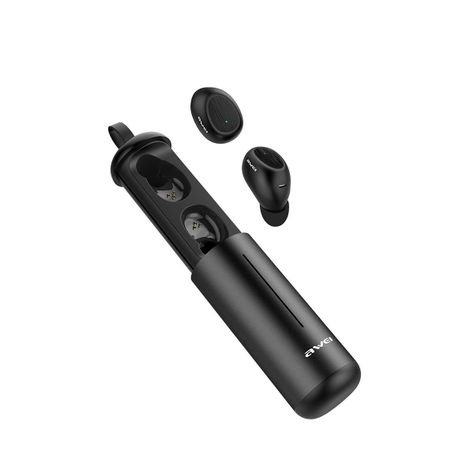 Audífonos Bluetooth Awei T55 TWS con caja de carga-2