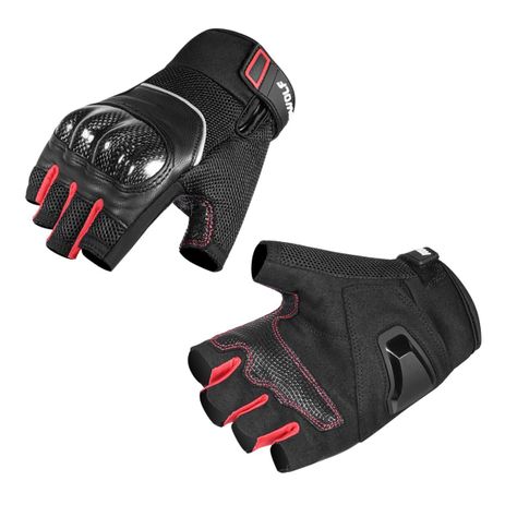 Guantes medio dedo para moto Motowolf 0331-4