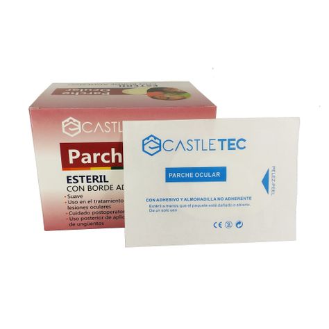 PACK 2 cajas de Parche Ocular Infantil Total 100 un. Blanco-1