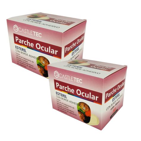 PACK 2 cajas de Parche Ocular Infantil Total 100 un. Blanco-0