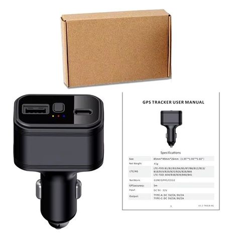 Rastreador GPS y cargador TKSTAR TK818 4G GPS tracker 2 en 1-5