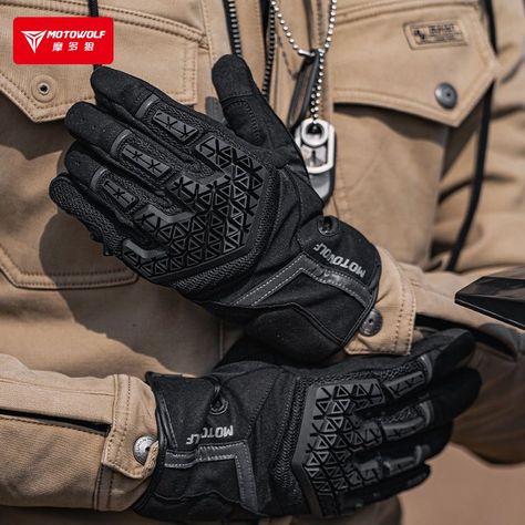 Guantes para motociclismo Motowolf 0338-7
