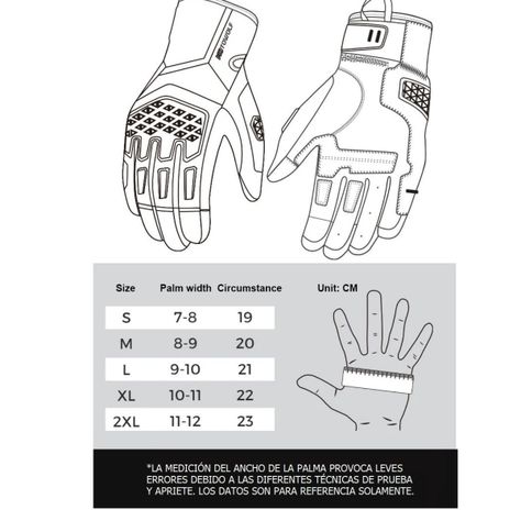 Guantes para motociclismo Motowolf 0338-8