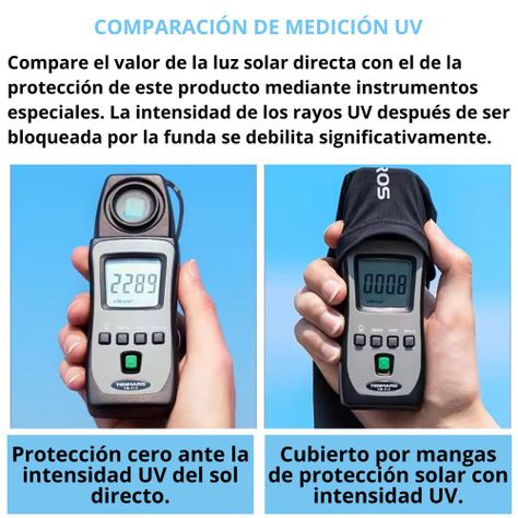 Mangas protección Solar UV Rockbros XT071 - azul-5