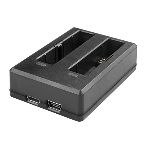 Cargador de baterías DUAL para cámaras deportivas SJCAM SJ6 Legend / SJ6 pro-0