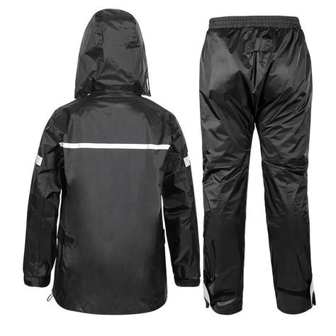 Traje Impermeable para moto y ciclismo MotoWolf 0401 - negro-2