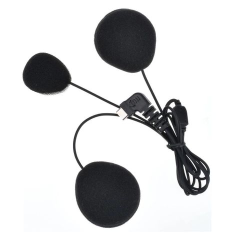 Set Repuesto Audifonos Microfono Para Intercomunicador Bt-s2-2
