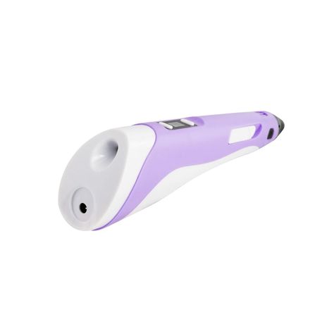 Boligrafo de impresión 3D ABS 3D PEN-2 RP100B LCD 1,75 mm - Purpura + Set filamentos 200m-3