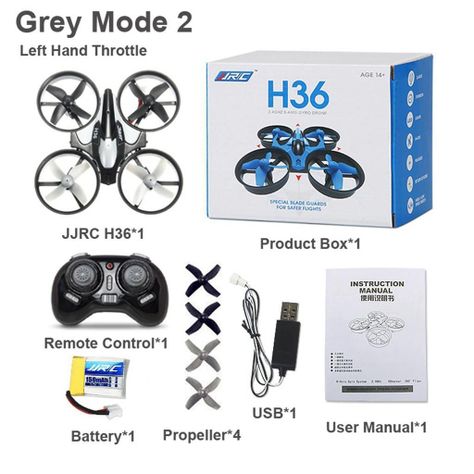 Dron JJRC H36 2.4GHz Gyro RC Quadcopter-3