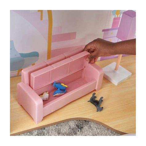Casa Muñecas Elise De Madera De 2 Pisos, 3 Piezas, Y Accesor-7