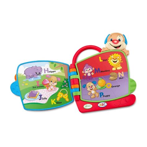 Fisher Price Rie Y Aprende Libro Abc De Perrito-1