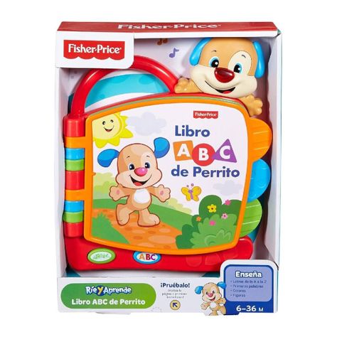Fisher Price Rie Y Aprende Libro Abc De Perrito-3