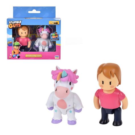 PACK 2 FIGURAS ARTICULADAS STUMBLE GUYS - MS. STUMBLE-0