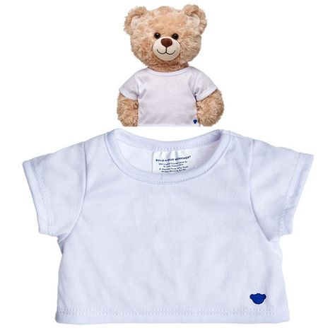 Polera Blanca Build-a-bear-0