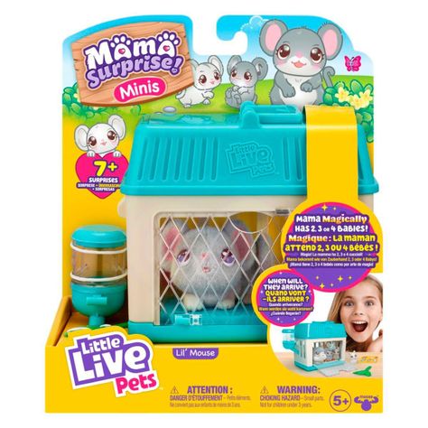 LITTLE LIVE PETS MAMA SORPRESA SET JUEGO MINI CELESTE-1