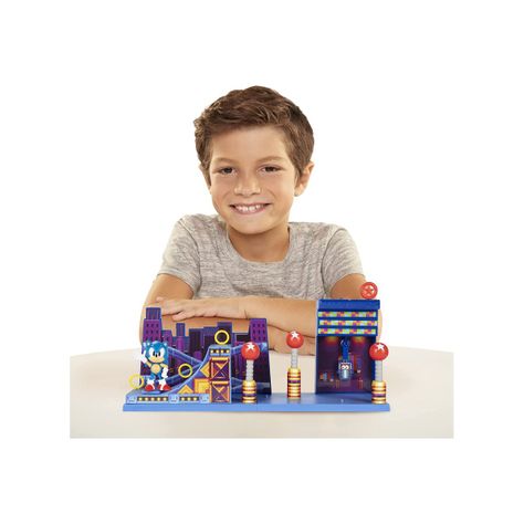 Playset Zona Studiopolis Sonic De 6 Cms-1