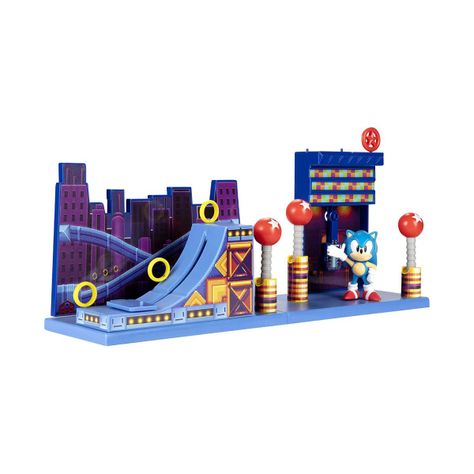 Playset Zona Studiopolis Sonic De 6 Cms-2