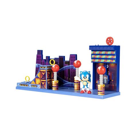 Playset Zona Studiopolis Sonic De 6 Cms-4