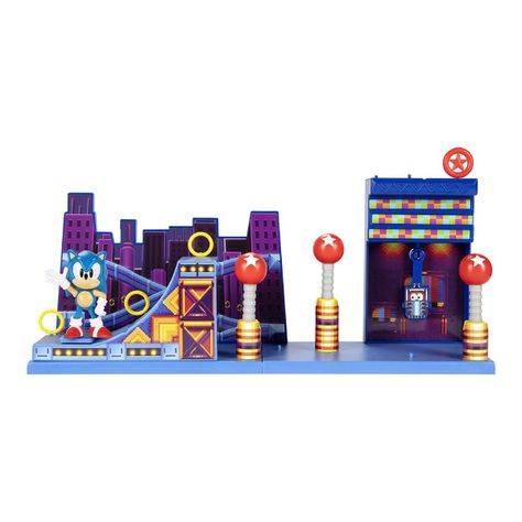 Playset Zona Studiopolis Sonic De 6 Cms-5