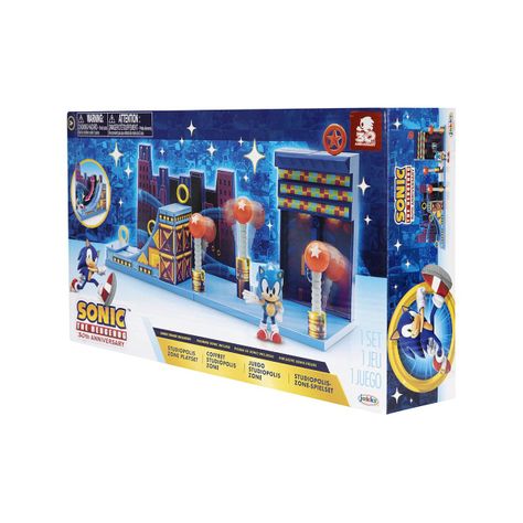 Playset Zona Studiopolis Sonic De 6 Cms-6