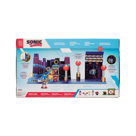 Playset Zona Studiopolis Sonic De 6 Cms-7