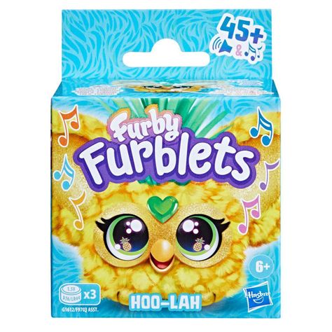 MINI PELUCHE FURBY FURBLETS - HOO - LAH-2