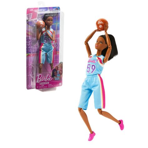 BARBIE PROFESIONES MUÑECA DEPORTISTAS - BASQUETBOL-0