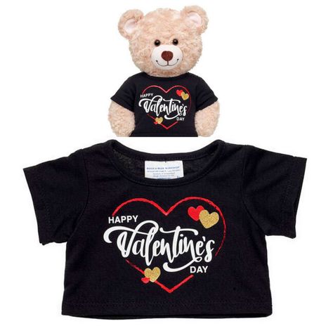 Polera Negra Hpy Vday Build-A-Bear-2