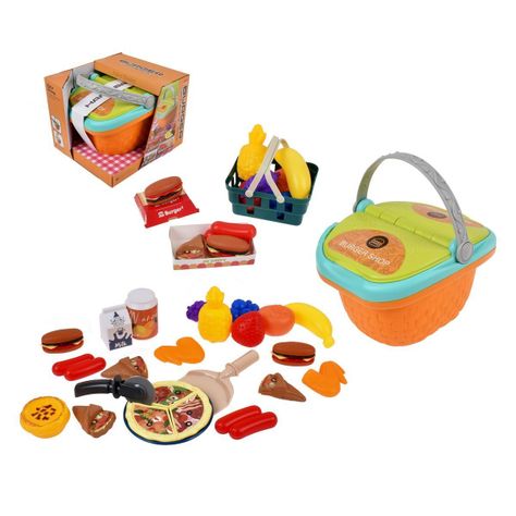 PLAYSET PICNIC CESTA COMIDA 32 PIEZAS-0